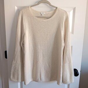 J Jill Cream XL Pullover Sweater